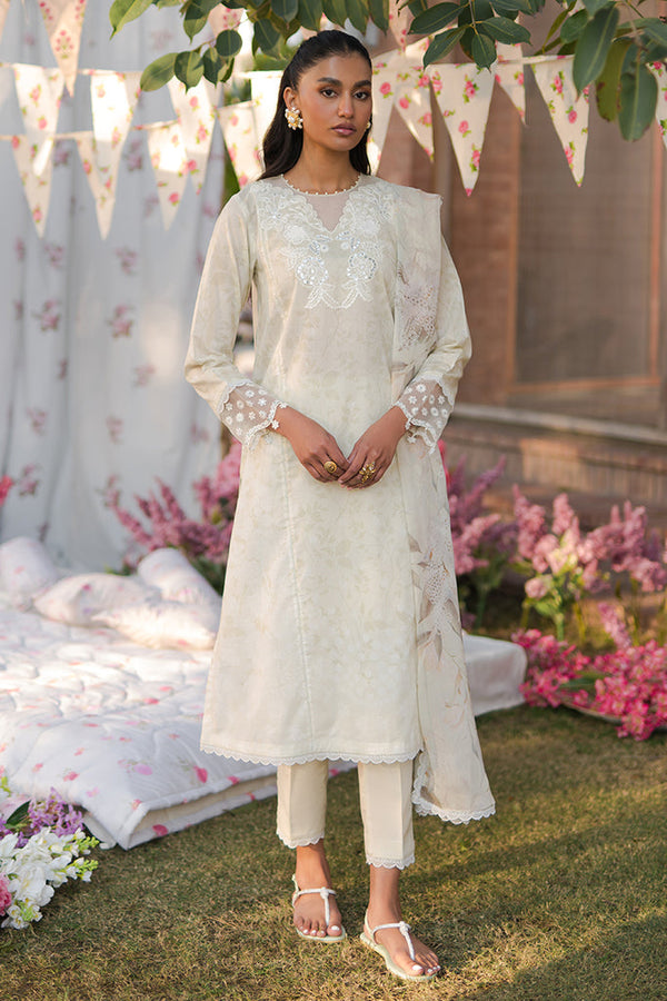 Cross Stitch | Eid Lawn 24 | WHISPERING WHITE - Pakistani Clothes for women, in United Kingdom and United States