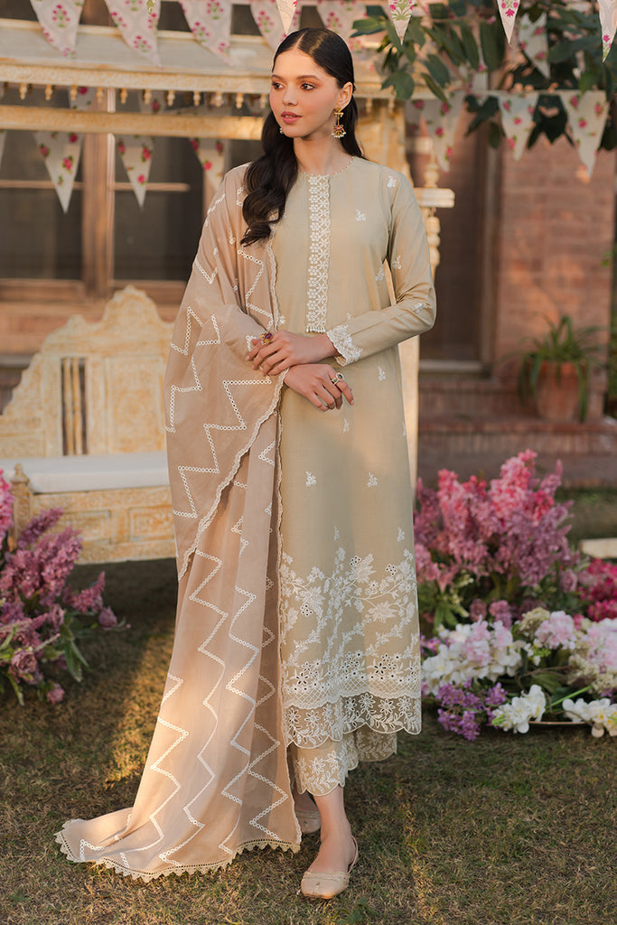 Cross Stitch | Eid Lawn 24 | PALE GREEN - Pakistani Clothes for women, in United Kingdom and United States