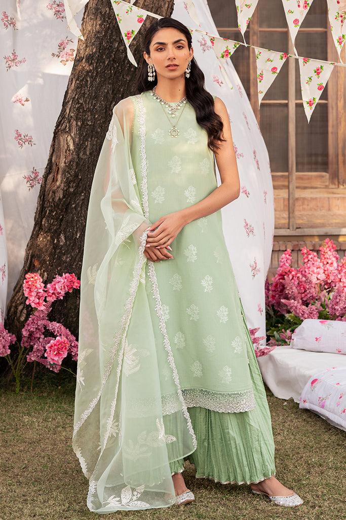 Cross Stitch | Eid Lawn 24 | CELADON SPRUCE - Pakistani Clothes for women, in United Kingdom and United States