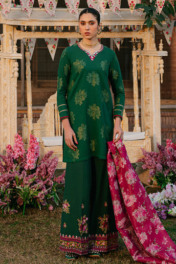 Cross Stitch | Eid Lawn 24 | OPULENT GREEN - Pakistani Clothes for women, in United Kingdom and United States