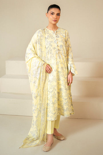 Cross Stitch | Daily Lawn 24 | CREAM BRULEE-3 PIECE LAWN SUIT - Pakistani Clothes for women, in United Kingdom and United States