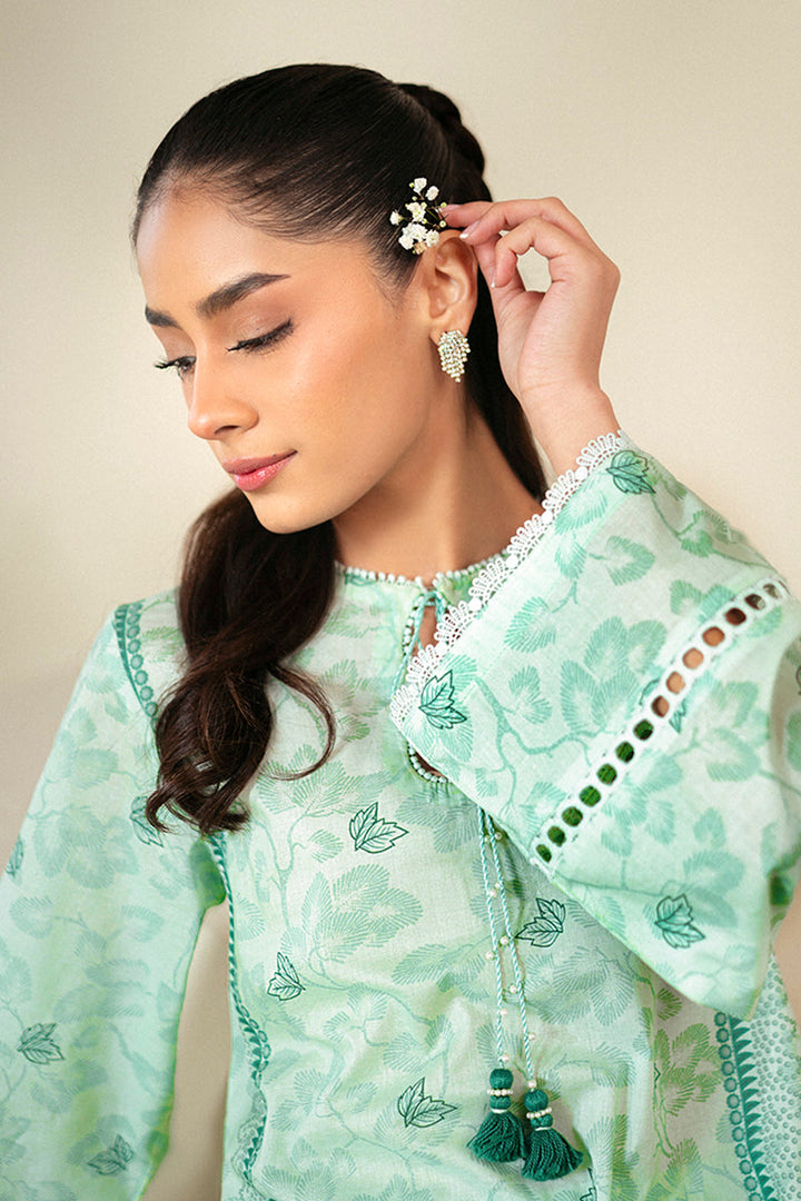 Cross Stitch | Daily Lawn 24 | MINTY MEADOW-3 PIECE LAWN SUIT - Pakistani Clothes for women, in United Kingdom and United States