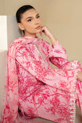 Cross Stitch | Daily Lawn 24 | SHADED PINK-3 PIECE LAWN SUIT - Pakistani Clothes for women, in United Kingdom and United States