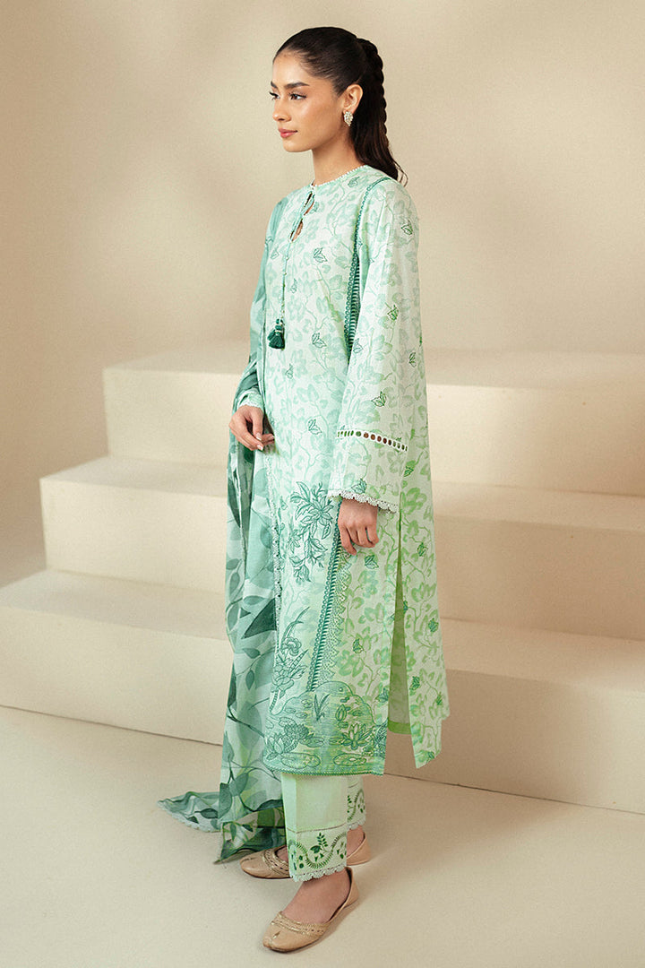 Cross Stitch | Daily Lawn 24 | MINTY MEADOW-3 PIECE LAWN SUIT - Pakistani Clothes for women, in United Kingdom and United States