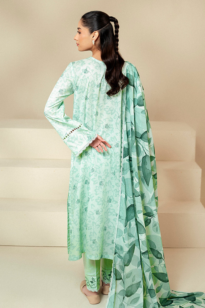 Cross Stitch | Daily Lawn 24 | MINTY MEADOW-3 PIECE LAWN SUIT - Pakistani Clothes for women, in United Kingdom and United States