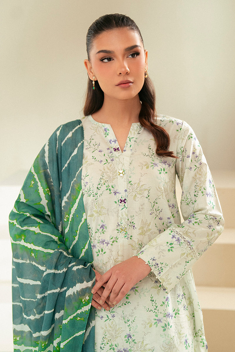 Cross Stitch | Daily Lawn 24 | LAUREL MINT-3 PIECE LAWN SUIT - Pakistani Clothes for women, in United Kingdom and United States