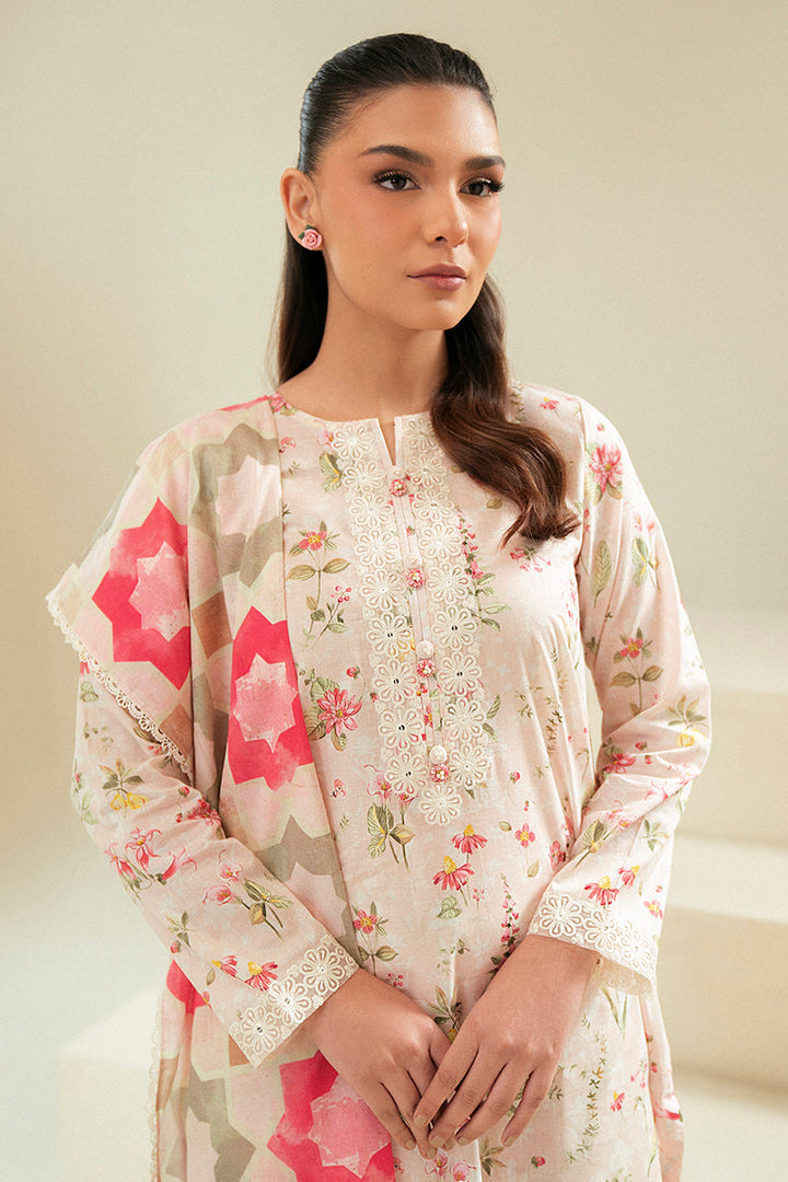 Cross Stitch | Daily Lawn 24 | CRYSTAL AURA-3 PIECE LAWN SUIT - Hoorain Designer Wear - Pakistani Ladies Branded Stitched Clothes in United Kingdom, United states, CA and Australia