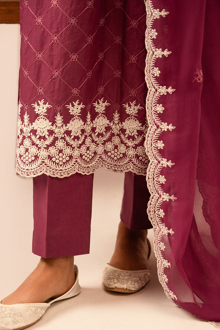 Cross Stitch | Mahiri Embroidered Collection 24 | VIOLET QUARTZ - Pakistani Clothes for women, in United Kingdom and United States