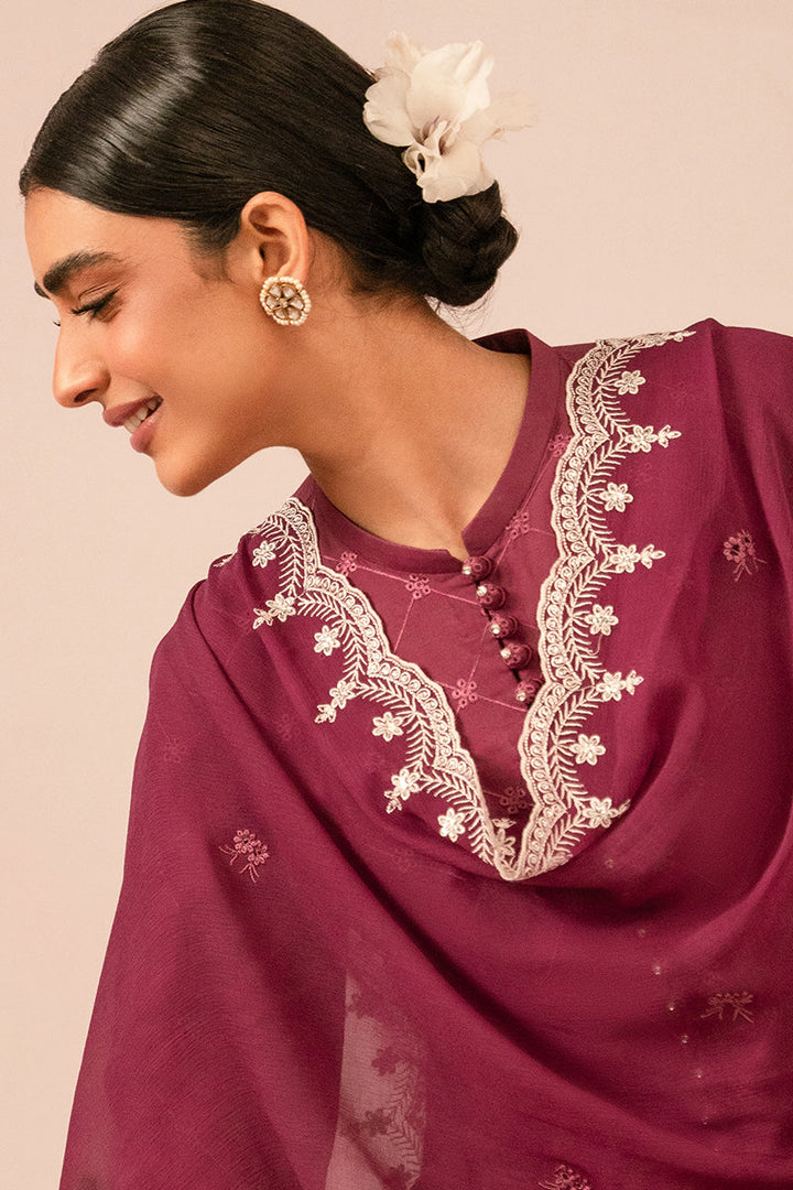 Cross Stitch | Mahiri Embroidered Collection 24 | VIOLET QUARTZ - Pakistani Clothes for women, in United Kingdom and United States