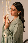 Cross Stitch | Mahiri Embroidered Collection 24 | Sage Green - Pakistani Clothes for women, in United Kingdom and United States