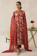 Cross Stitch | Luxe Atelier 24 | Crimson Glow - Pakistani Clothes for women, in United Kingdom and United States