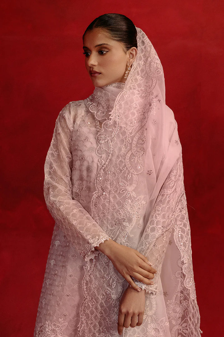 Cross Stitch | Luxe Atelier 24 | Trinket Lilac - Pakistani Clothes for women, in United Kingdom and United States