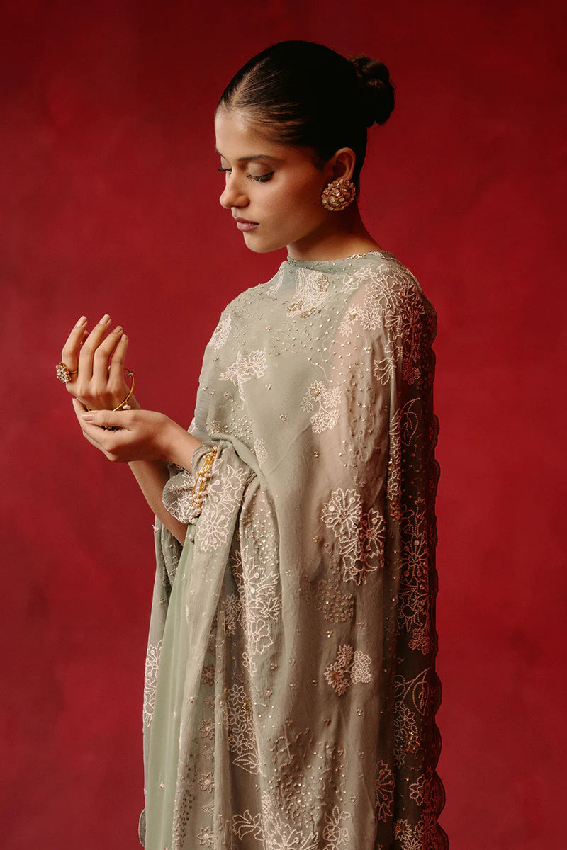 Cross Stitch | Luxe Atelier 24 | Whisper Spray - Pakistani Clothes for women, in United Kingdom and United States