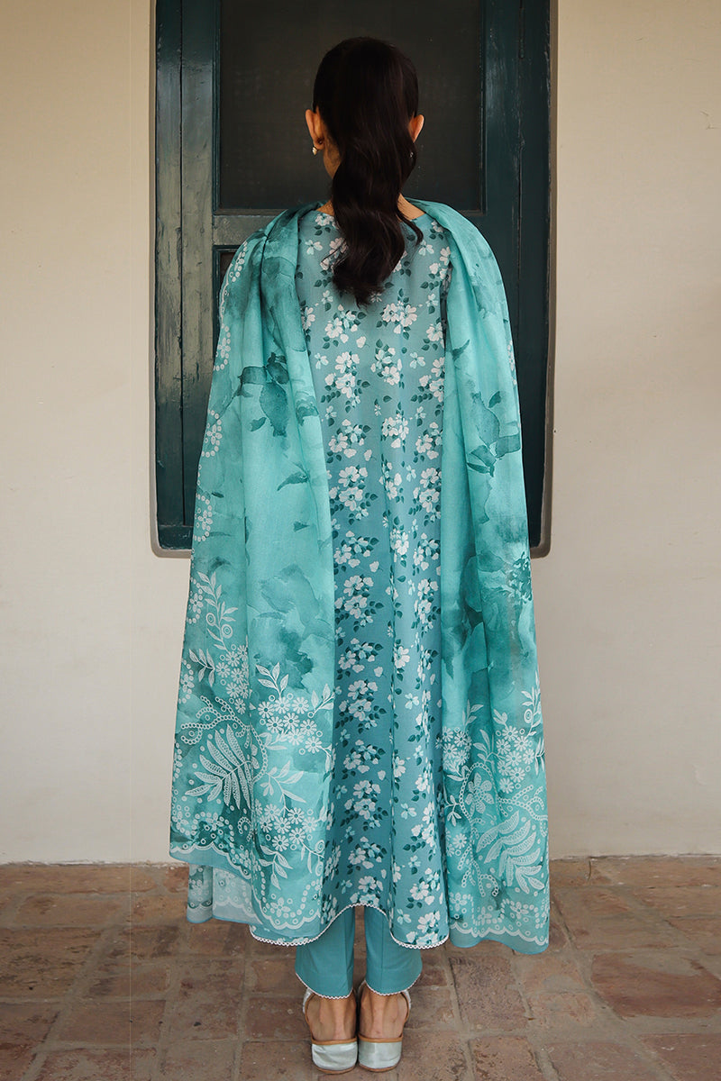 Cross Stitch | Printed Lawn | BLUE CHARM - Pakistani Clothes for women, in United Kingdom and United States