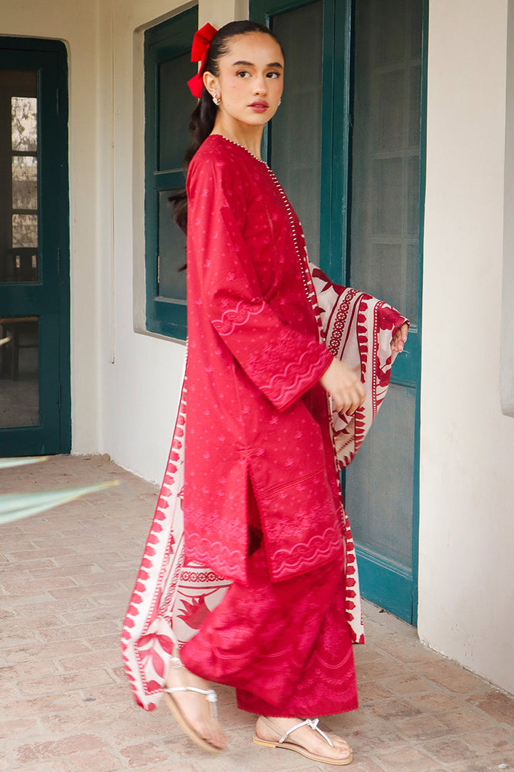 Cross Stitch | Printed Lawn | SCARLET SAGE - Hoorain Designer Wear - Pakistani Ladies Branded Stitched Clothes in United Kingdom, United states, CA and Australia