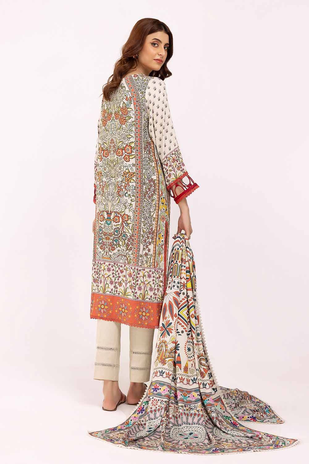 Gul Ahmed | Winter Collection 24 | Cotail Suit CV-42002