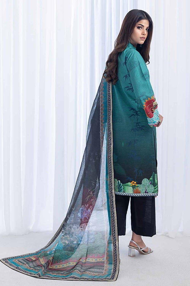 Gul Ahmed | Winter Collection 24 | Net Dupatta WRF-32019