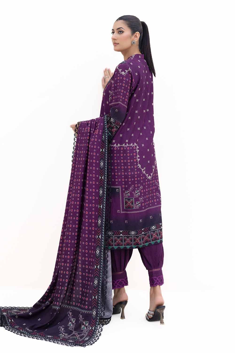 Gul Ahmed | Winter Collection 24 | Dhanak Suit DH-42008