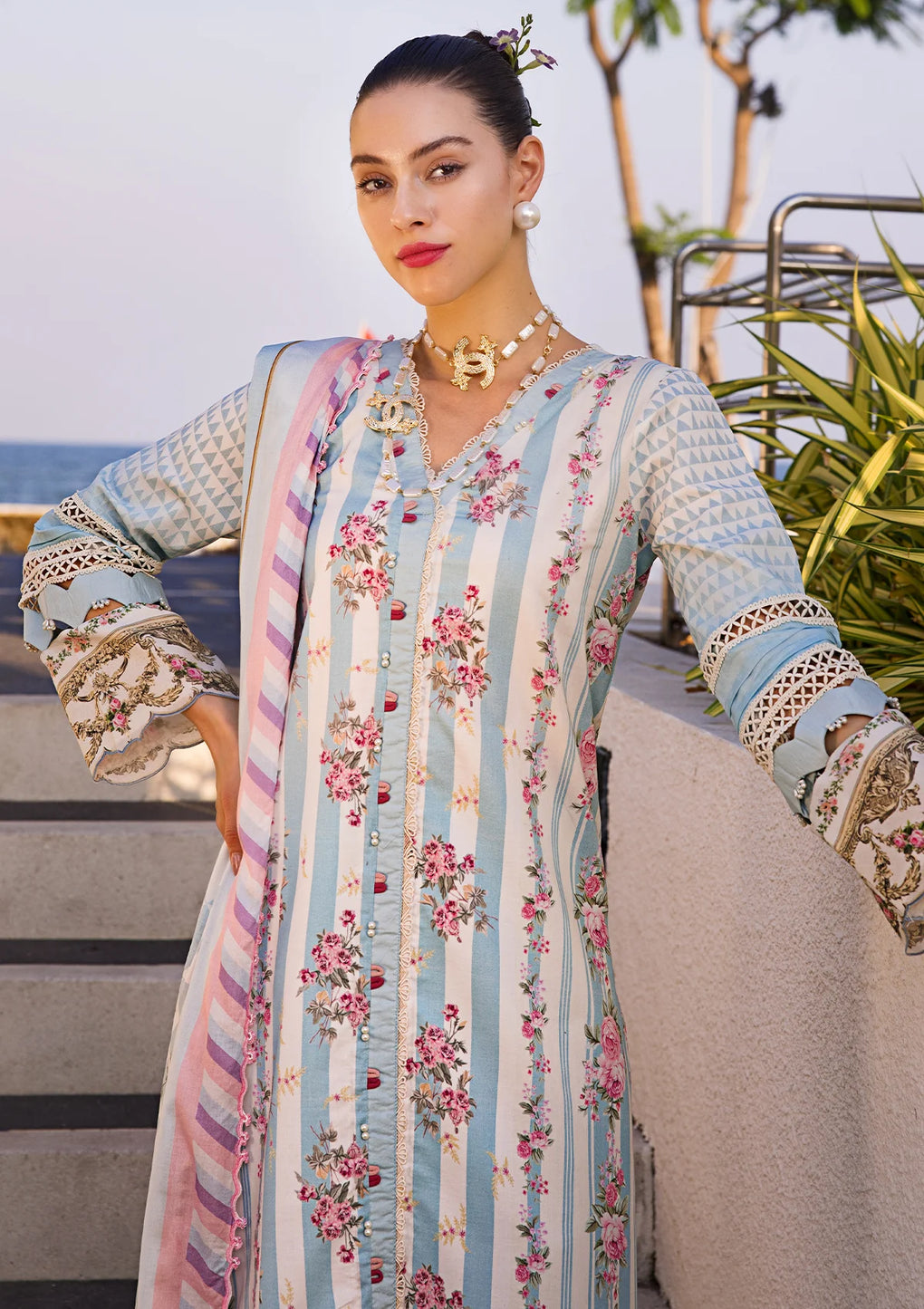 Elaf Premium | Prints Collection 2024 | EOP-04B MARLENE - Pakistani Clothes for women, in United Kingdom and United States