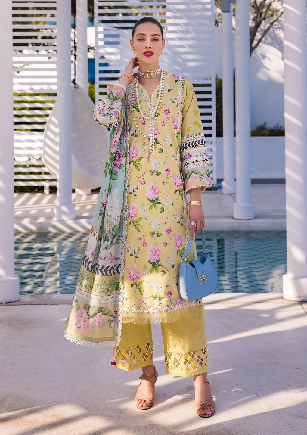 Elaf Premium | Prints Collection 2024 | EOP-02B HUAHIN CHIC - Pakistani Clothes for women, in United Kingdom and United States