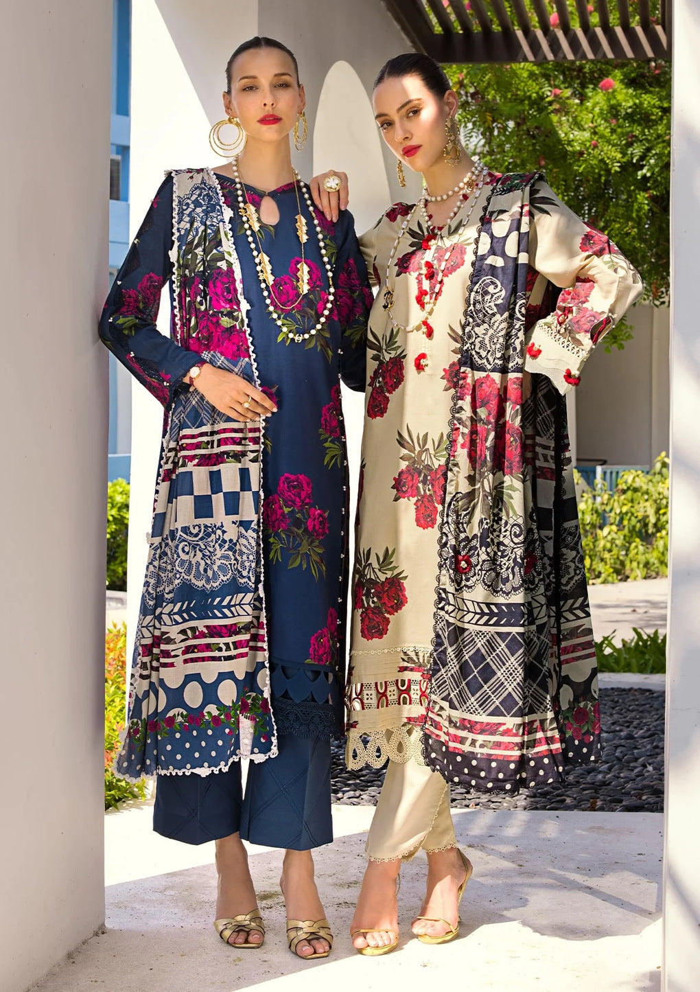 Elaf Premium | Prints Collection 2024 | EOP-03A SWAN - Pakistani Clothes for women, in United Kingdom and United States