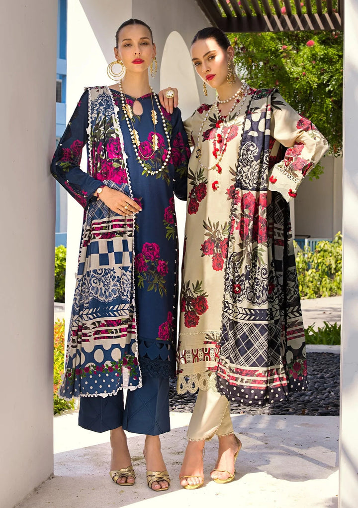 Elaf Premium | Prints Collection 2024 | EOP-03A SWAN - Hoorain Designer Wear - Pakistani Ladies Branded Stitched Clothes in United Kingdom, United states, CA and Australia