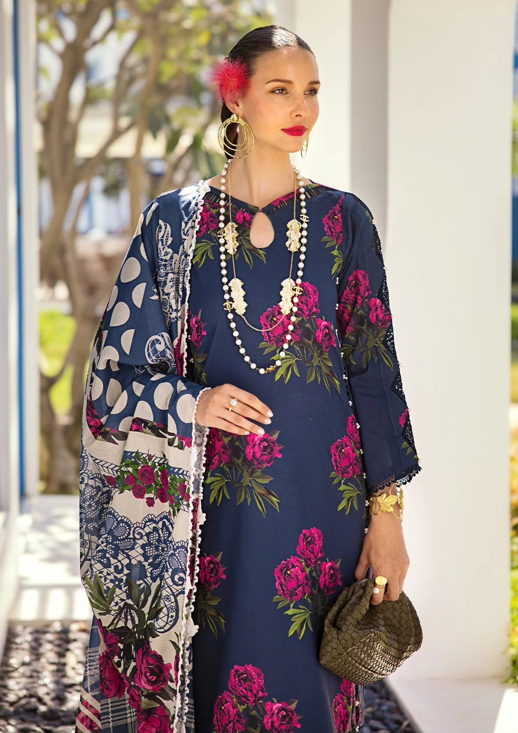 Elaf Premium | Prints Collection 2024 | EOP-03B PATTAYA POISE - Pakistani Clothes for women, in United Kingdom and United States