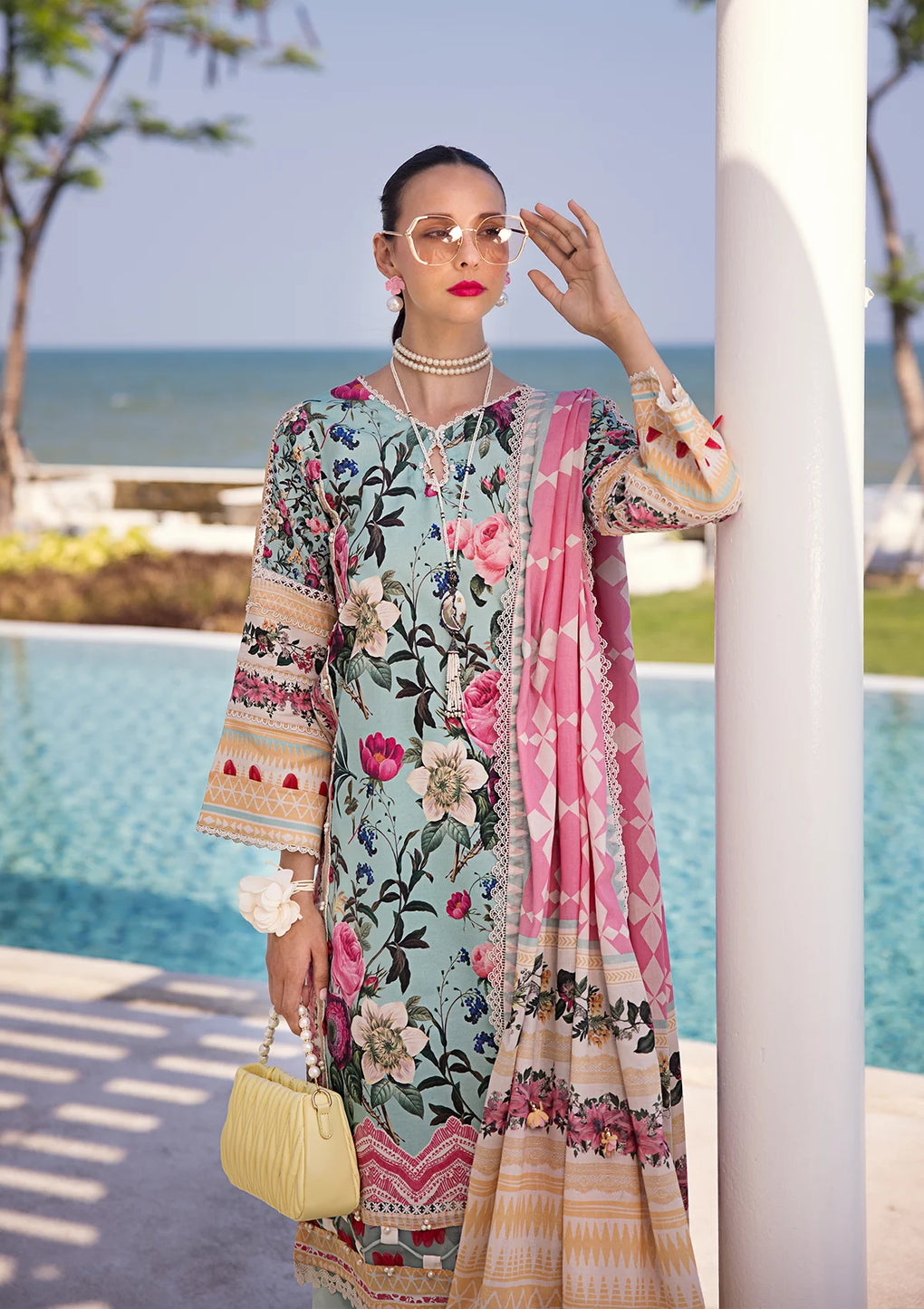 Elaf Premium | Prints Collection 2024 | EOP-06B FREYA - Pakistani Clothes for women, in United Kingdom and United States