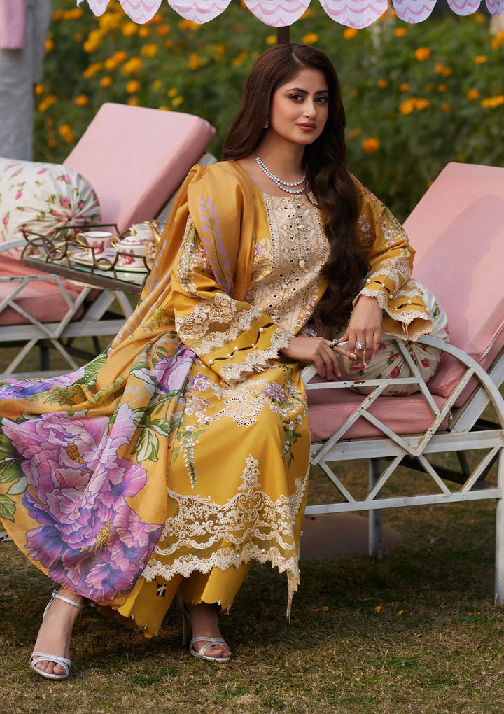 Elaf Premium | Eid Edit 2024 | ELE-12A SONA - Hoorain Designer Wear - Pakistani Ladies Branded Stitched Clothes in United Kingdom, United states, CA and Australia