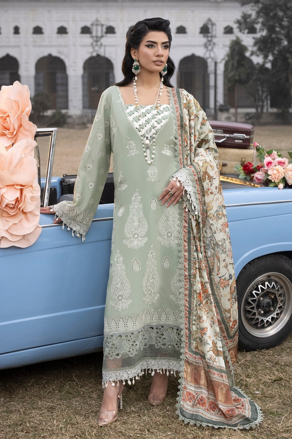 Ittehad | Embroidered Lawn | I-16 - Pakistani Clothes for women, in United Kingdom and United States