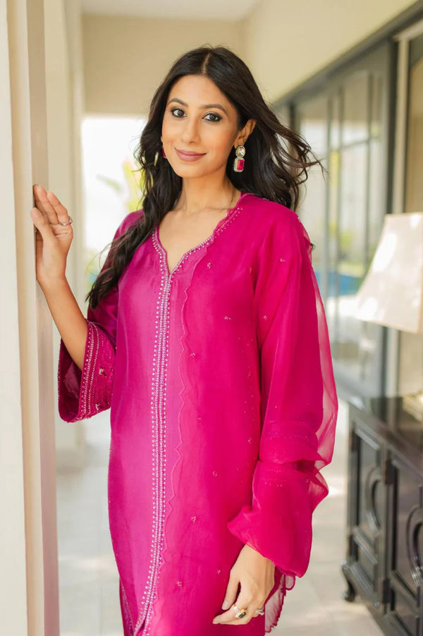 Jeem | Luxury Pret | ELSA PINK - Pakistani Clothes for women, in United Kingdom and United States