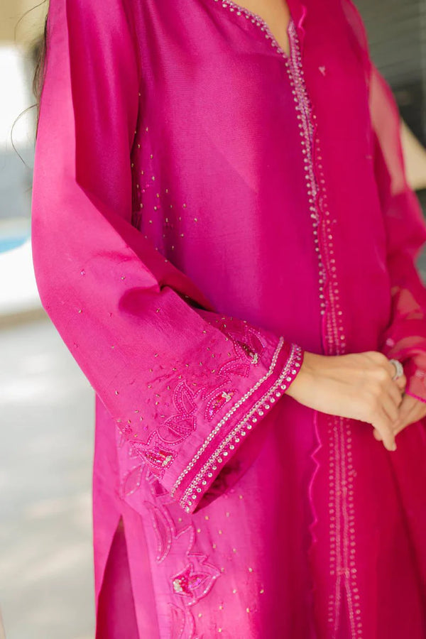 Jeem | Luxury Pret | ELSA PINK - Hoorain Designer Wear - Pakistani Ladies Branded Stitched Clothes in United Kingdom, United states, CA and Australia