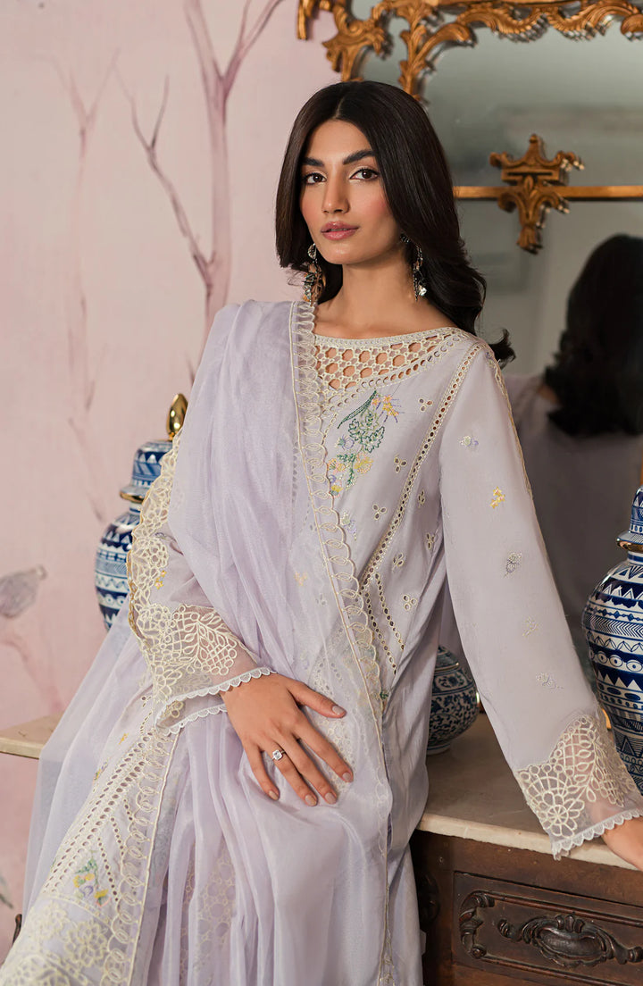 Emaan Adeel | Ayra Luxury Lawn 24 | AR-10 - Hoorain Designer Wear - Pakistani Ladies Branded Stitched Clothes in United Kingdom, United states, CA and Australia