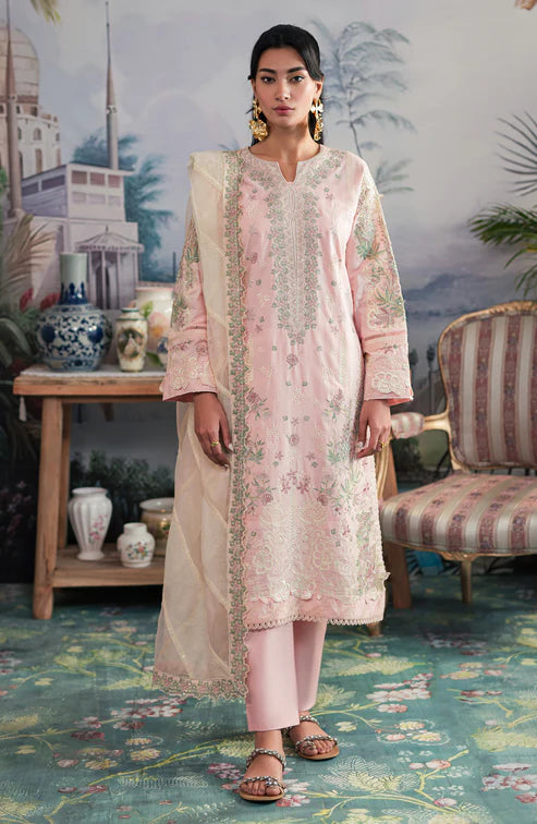 Emaan Adeel | Ayra Luxury Lawn 24 | AR-01 - Hoorain Designer Wear - Pakistani Ladies Branded Stitched Clothes in United Kingdom, United states, CA and Australia