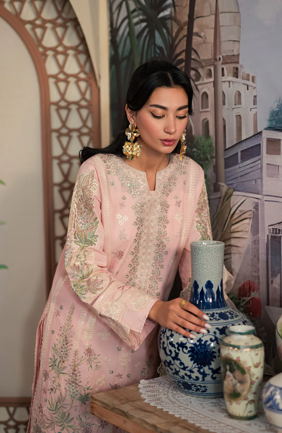 Emaan Adeel | Ayra Luxury Lawn 24 | AR-01 - Pakistani Clothes for women, in United Kingdom and United States