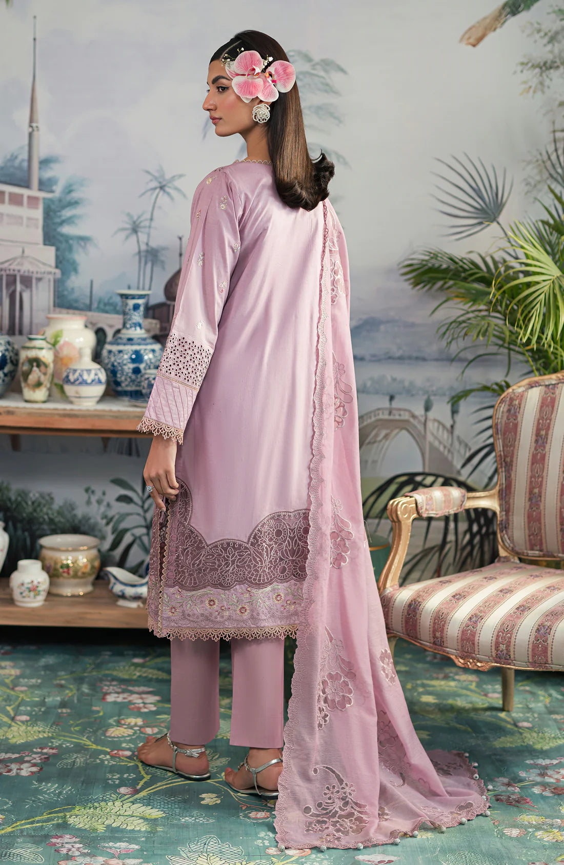 Emaan Adeel | Ayra Luxury Lawn 24 | AR-03 - Pakistani Clothes for women, in United Kingdom and United States