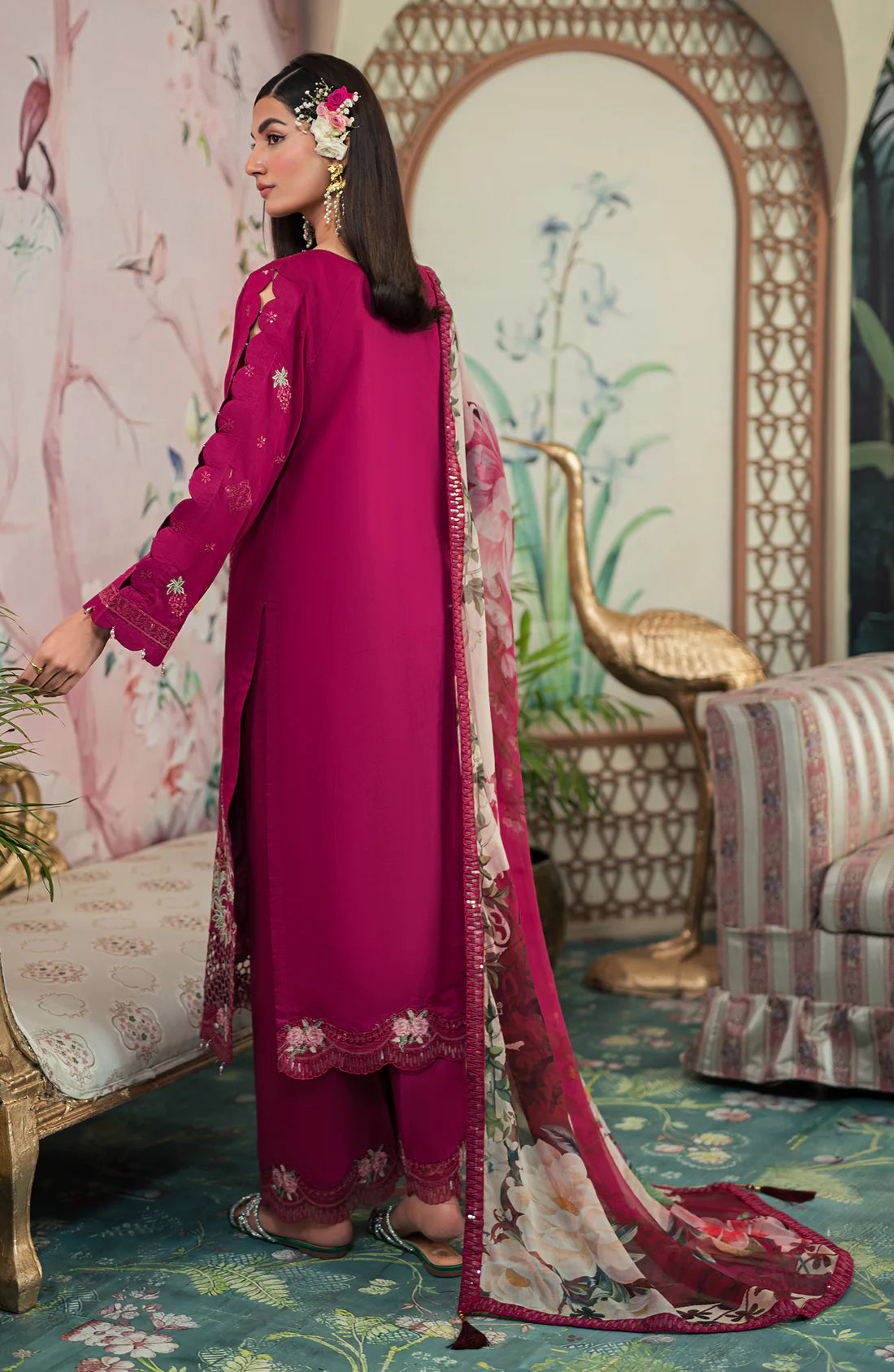 Emaan Adeel | Ayra Luxury Lawn 24 | AR-04 - Pakistani Clothes for women, in United Kingdom and United States