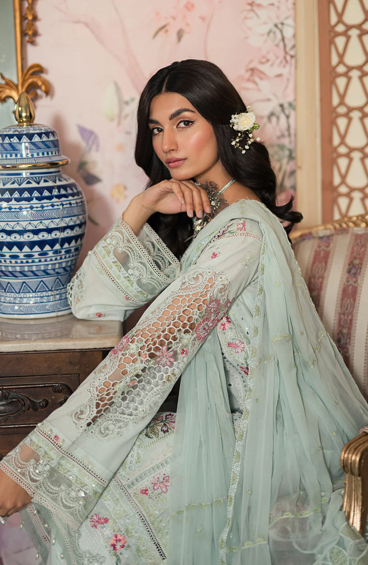 Emaan Adeel | Ayra Luxury Lawn 24 | AR-07 - Hoorain Designer Wear - Pakistani Designer Clothes for women, in United Kingdom, United states, CA and Australia