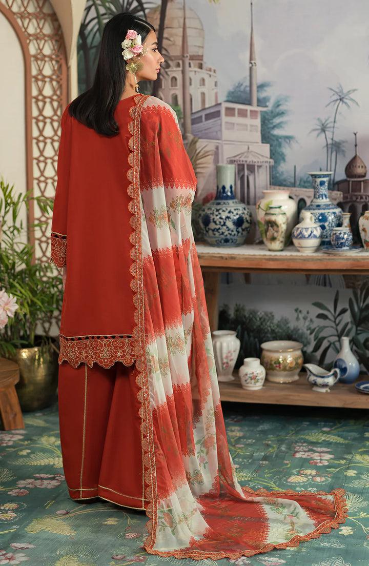 Emaan Adeel | Ayra Luxury Lawn 24 | - Hoorain Designer Wear - Pakistani Ladies Branded Stitched Clothes in United Kingdom, United states, CA and Australia