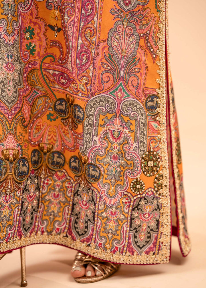 Mahgul | Emerald Hill Formals | Saffron Jewel - Pakistani Clothes for women, in United Kingdom and United States