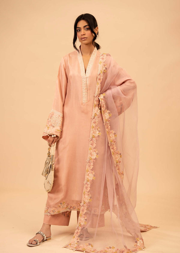 Mahgul | Emerald Hill Formals | Misty Pink - Pakistani Clothes for women, in United Kingdom and United States