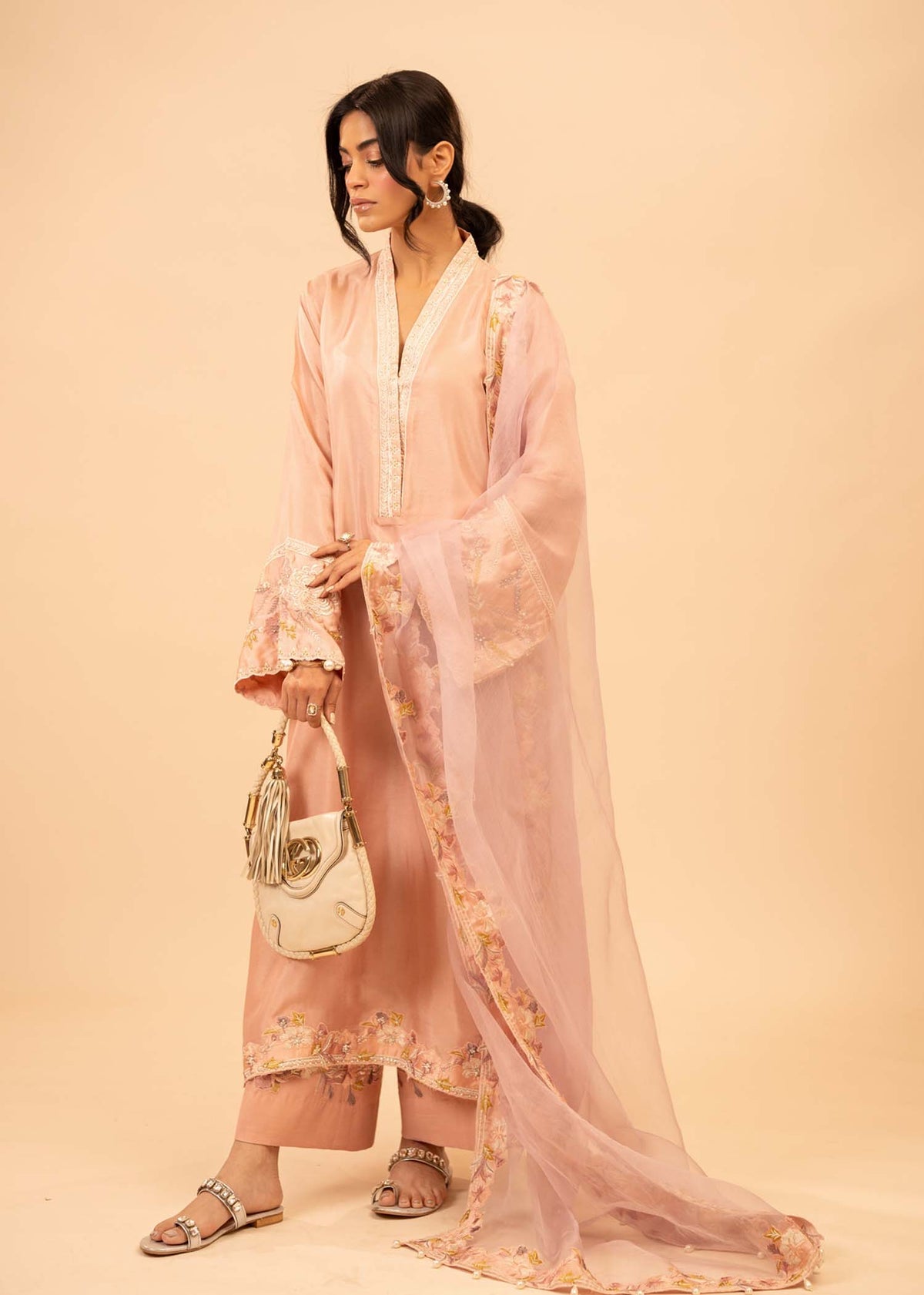 Mahgul | Emerald Hill Formals | Misty Pink - Pakistani Clothes for women, in United Kingdom and United States