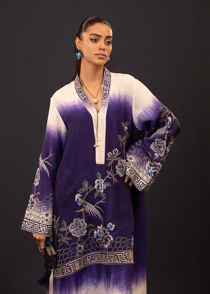 Mahgul | Emerald Hill Formals | Floral Ink - Pakistani Clothes for women, in United Kingdom and United States