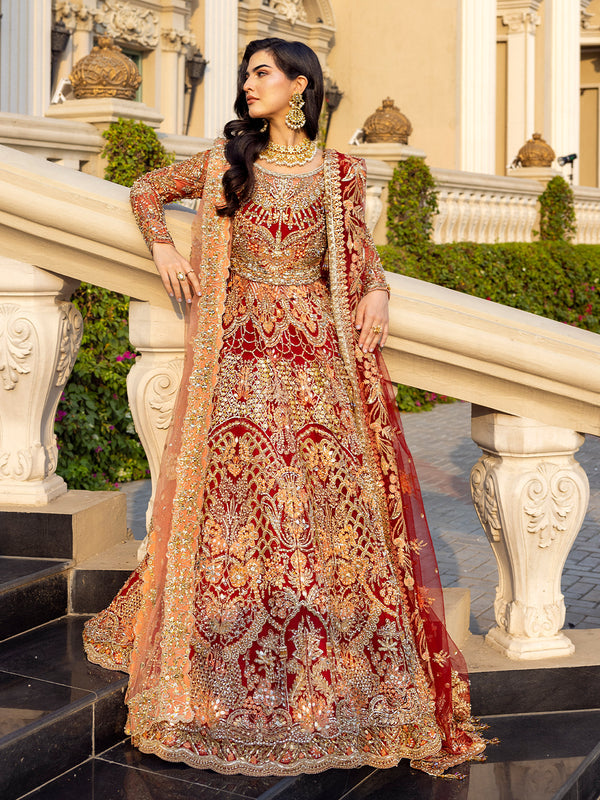 Epoque | Reverie Bridals | Cramoise - Hoorain Designer Wear - Pakistani Ladies Branded Stitched Clothes in United Kingdom, United states, CA and Australia