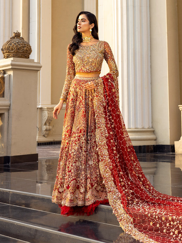 Epoque | Reverie Bridals | Ecarlate - Hoorain Designer Wear - Pakistani Ladies Branded Stitched Clothes in United Kingdom, United states, CA and Australia