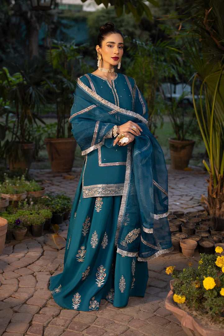 Erum Khan | Shahzeen Eid Collection | TWILIGHT - Hoorain Designer Wear - Pakistani Ladies Branded Stitched Clothes in United Kingdom, United states, CA and Australia