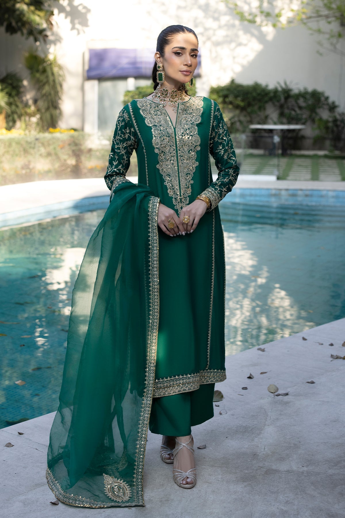 Erum Khan | Shahzeen Eid Collection | PEACOCK - Pakistani Clothes for women, in United Kingdom and United States