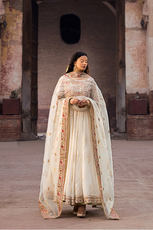 Erum Khan | Shezadian Luxe Formals | ANARKALI - Hoorain Designer Wear - Pakistani Ladies Branded Stitched Clothes in United Kingdom, United states, CA and Australia