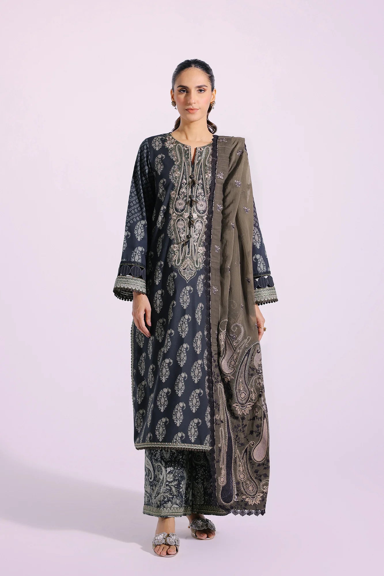 Ethnic | Rozana Collection SS 24 | E0405/203/116 - Pakistani Clothes for women, in United Kingdom and United States