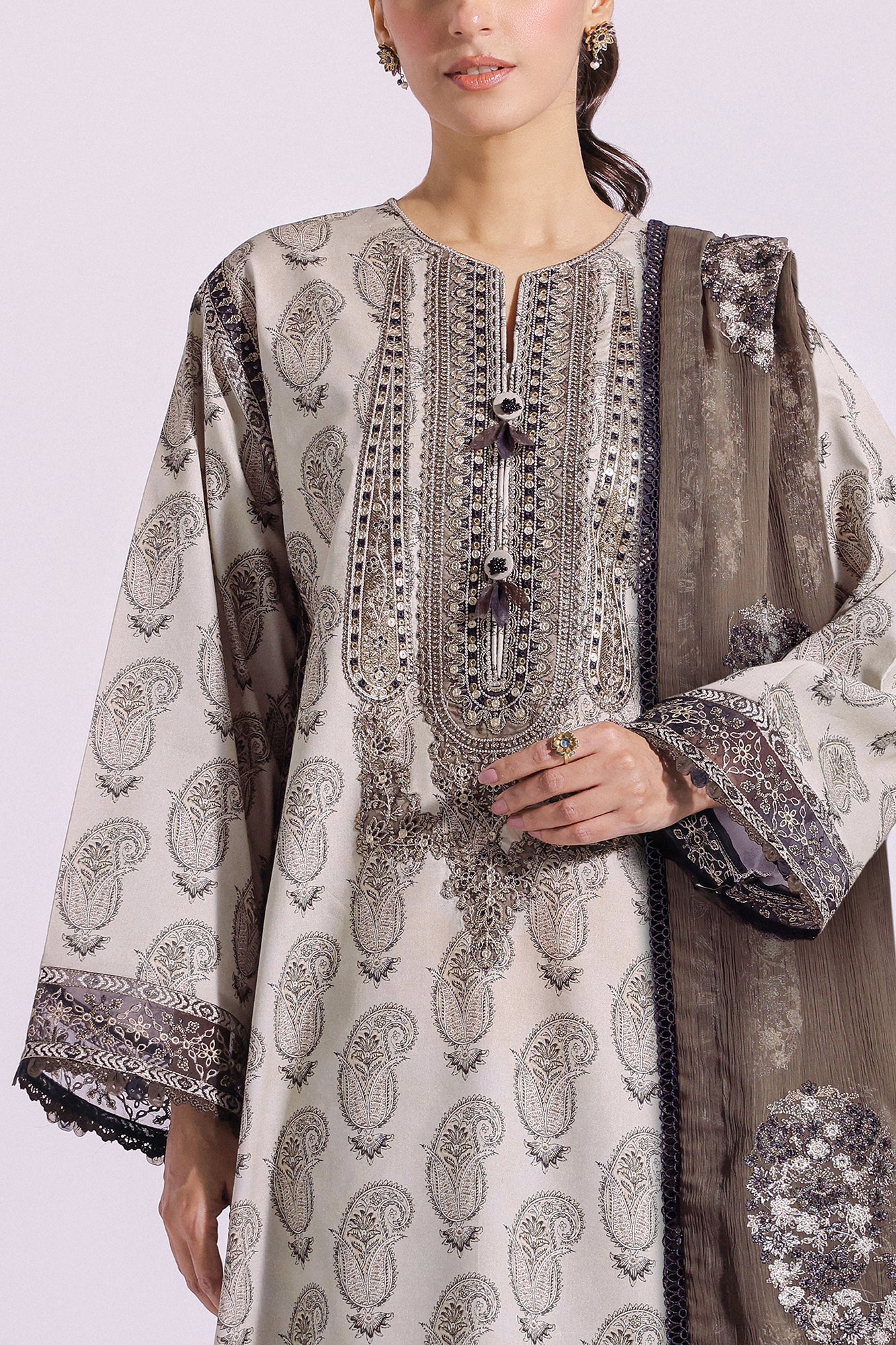 Ethnic | Rozana Collection SS 24 | E0411/203/110 - Pakistani Clothes for women, in United Kingdom and United States